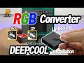 DEEPCOOL 5V to 12V RGB Converter (Convertor) – 5V 3 pin | 12V 4 pin