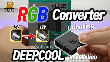 DEEPCOOL Converter -Convert 12V GRB to 5V Addressable  PC Fan