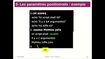 Unix - chap. 9 : script-shell