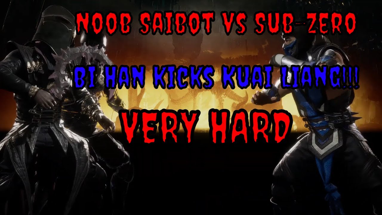 Mortal Kombat 11 | Noob Saibot vs Sub Zero | VERY HARD | TOTAL NOOB ...