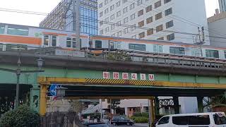 JR東日本E233系0番台八トタT5編成グリーン車1470T中央線快速東京行き昌平橋通過