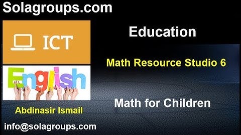 Math Resource Studio 6