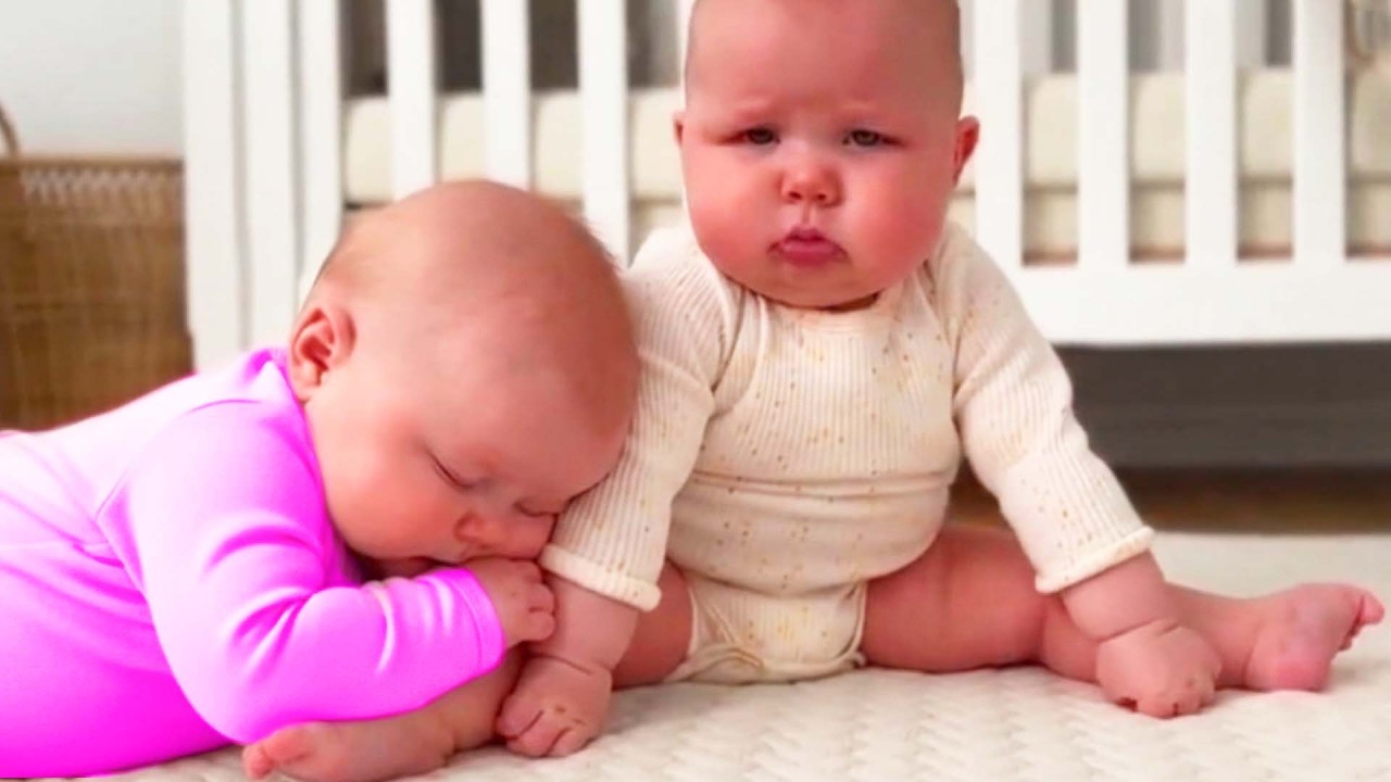 COOL PEAS -  Cutest Video you'll see today! Twins Babies Adorable Moments