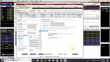 How to place Covered Call trade order on interactive brokers