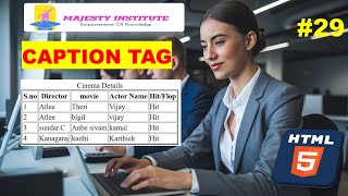 Caption Tag || HTML || TAMIL