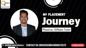 My Placement journey as Software Tester from QSpiders Marathahalli