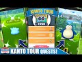 FULL *KANTO TOUR QUEST LINE* - ALL DETAILS LIVE - REGIONAL RAIDS - 5 SPECIAL TRADES | Pokémon GO