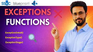 👉 ExceptionDetail, ExceptionType &amp; ExceptionStage in Blue Prism | Exception Functions