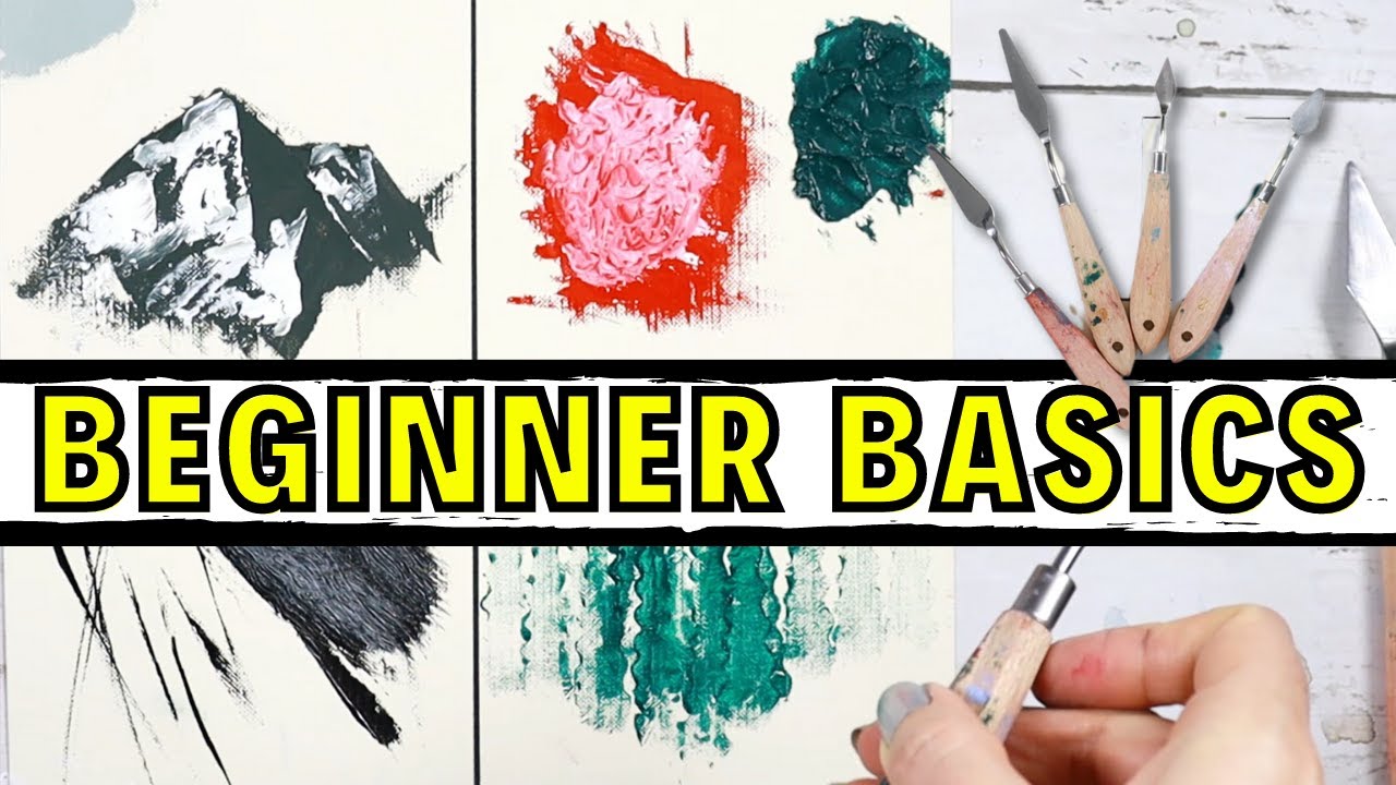 Palette knives and painting knives – the subtle differences