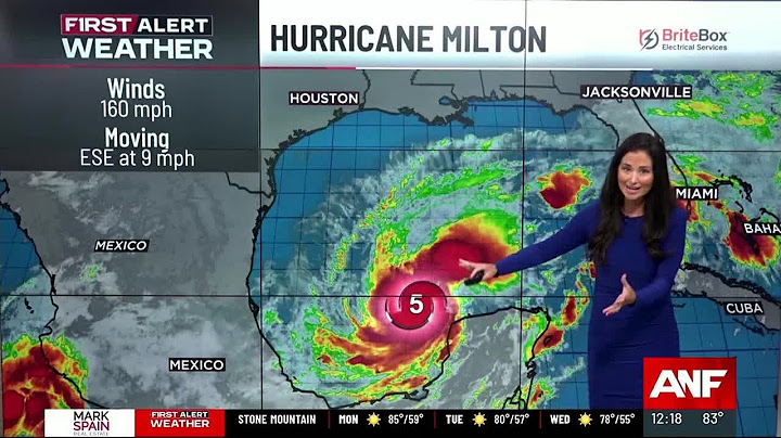 First Alert Forecast: Milton a category 5 hurricane