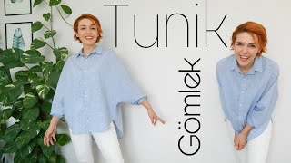 Yarasa Kol Tuni̇k Gömlek Di̇ki̇mi̇ Damla Toral