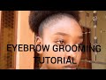 Eyebrow grooming tutorial  no edits 