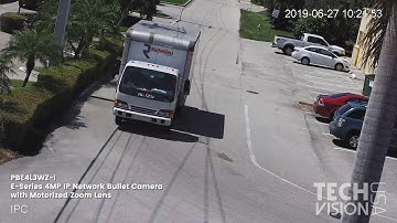 Motorized Zoom Demo - PBE4L3WZ I - E-Series 4MP IP Network Bullet Camera with Motorized Zoom Lens