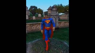 Superman's Ghost Saving His Son From SANTA CLAUS in GTA 5 😱 #shorts