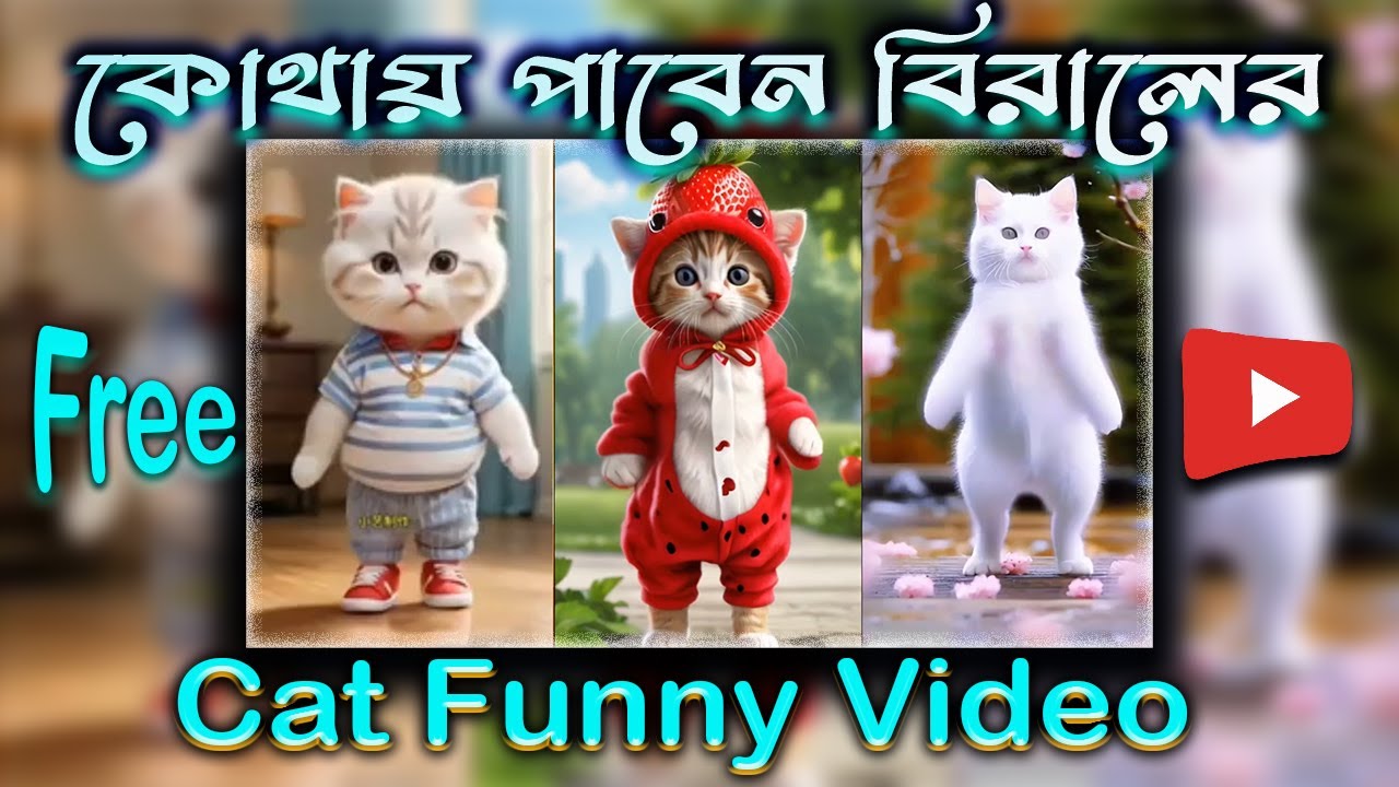 Upload Cat Funny Video On Your Facebook/ How to make cat funny video ...