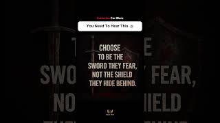 ⚔️ Be the Weapon, Not the Wall #motivation #dailyrise #warriormindset