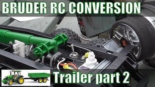 Bruder Tipping Trailer RC conversion part 2 : electronics