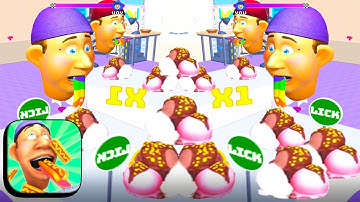 Lick Runner 🧁👅🍰 Gameplay Android, iOS  All Levels