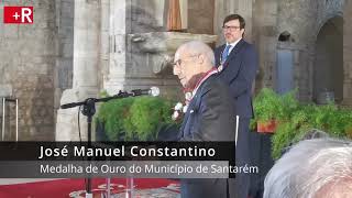 Medalha de ouro de Santarém para José Manuel Constantino, presidente do Comité Olímpico Português