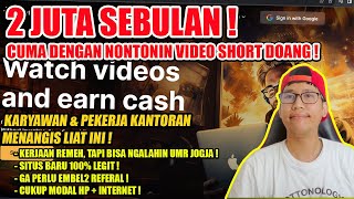 2JT/BULAN HANYA DENGAN NONTONIN VIDEO SHORT TANPA PERLU CAPE2 JD YOUTUBER ! MENGGUNAKAN WORKER CASH screenshot 4