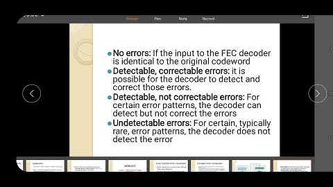 DC MOD 5 LECT 4 Error control Error Correction