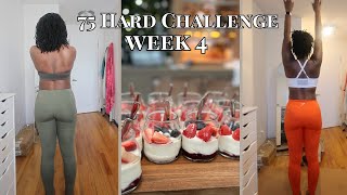75 Hard Transformation Challenge Vlog: Week 4 | NO GYM | Daily Workouts + Daily Progress + HIIT