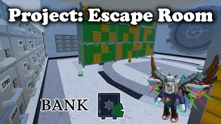 Robbing a Roblox Bank! Project: Escape Room - Bank - Beginner