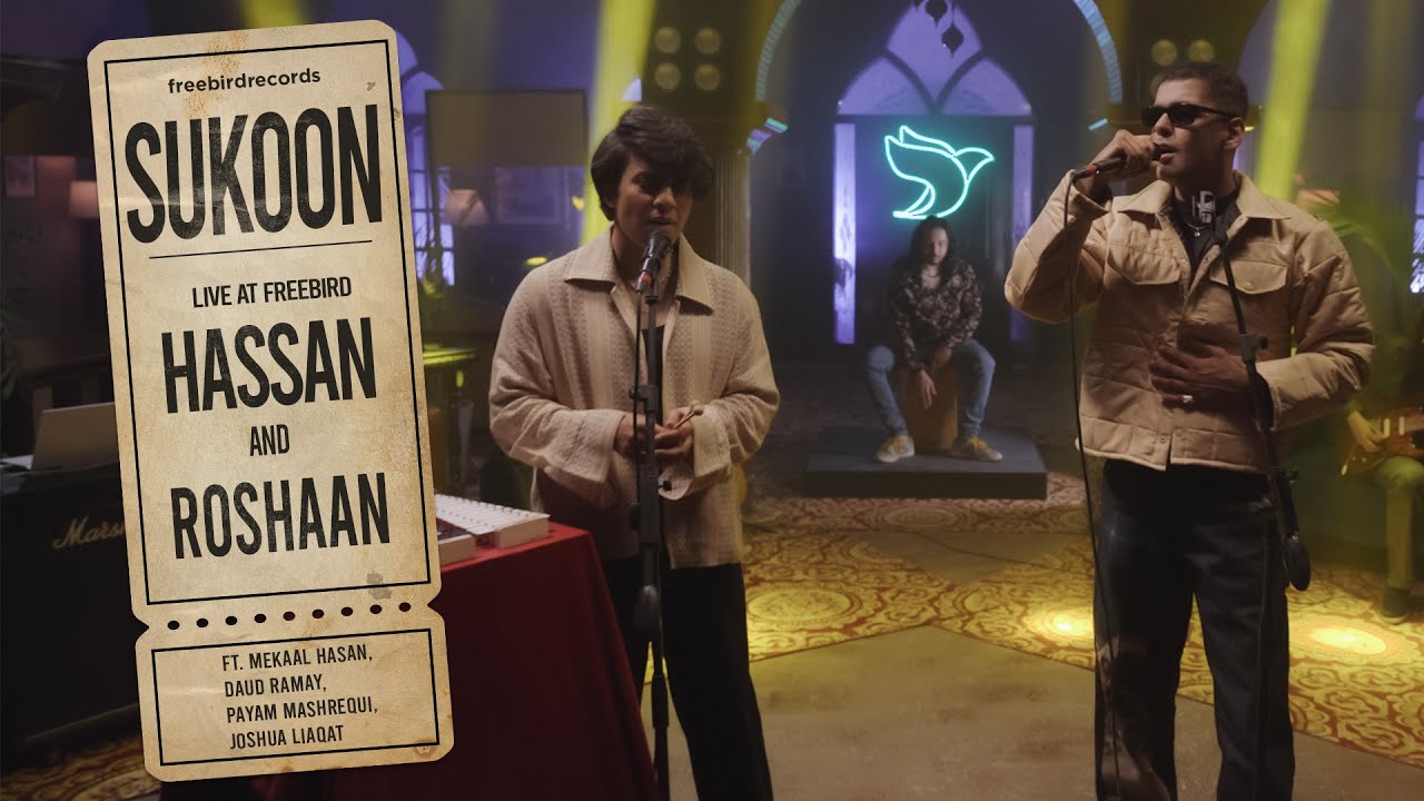 Hasan Roshan Hassan & Roshaan - Sukoon (Live Rendition with Freebird) - YouTube