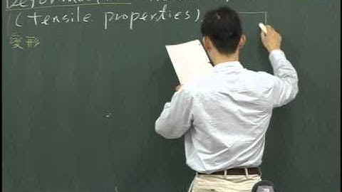 Lec14 材料科學與工程導論(一) Chapter 8 Mechanical Properties of Metals