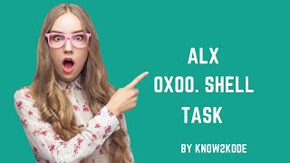ALX Shell Navigation Task [Explanatory Video] #alxafrica #free #learning #dohardthings