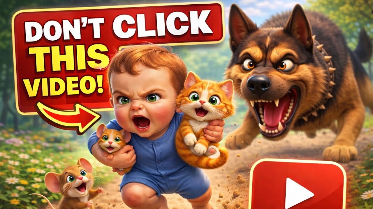 This Baby Saved a Cat & Rat From a Furious Dog 🐶💔