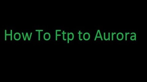 (Xbox 360) How To FTP To Aurora (RGH/JTAG)