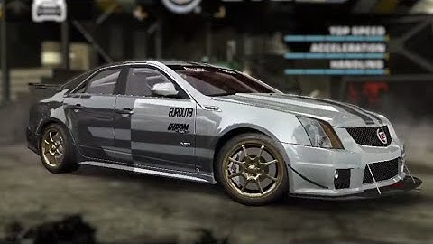 nfs most wanted  - 2009 Cadillac CTS-V Sedan Mod Gameplay