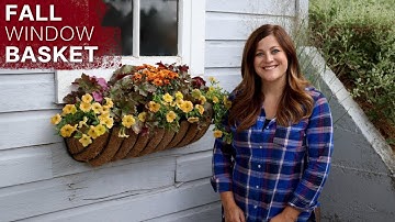 Easy Autumn Window Basket | Fall Planting Idea by Proven Winners