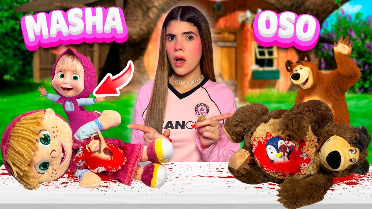 NUNCA debí ABRIR los PELUCHES de MASHA y el OSO⚠️ (Algo le pasó a MASHA)😰 | Ani Cat😻