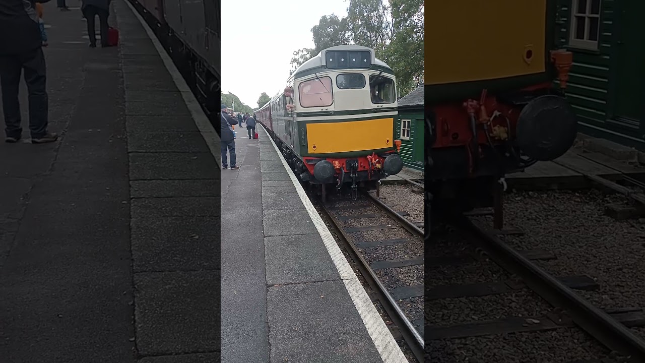 PRESERVED CLASS 27.D5370 AT ROTHLEY.4 9 25.NEIL HAYTON RAILWAY MEMORIES. 