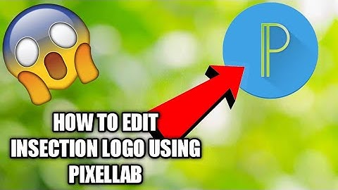 How to make Insection logo using Pixellab