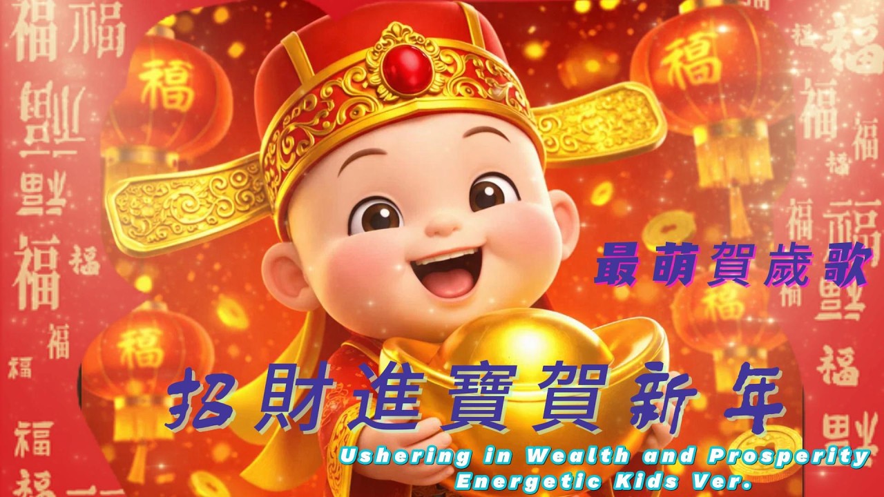 【招財進寶賀新年】元氣童聲版#喜歡聽快歌，可設定手動加速#2026馬年最萌賀歲歌#歡樂拜年#非常適合幼兒園律動、家庭團圓、店家播放，讓新年充滿歡笑與朝氣#中文原創歌曲#俠客mama心靈DJ點歌單