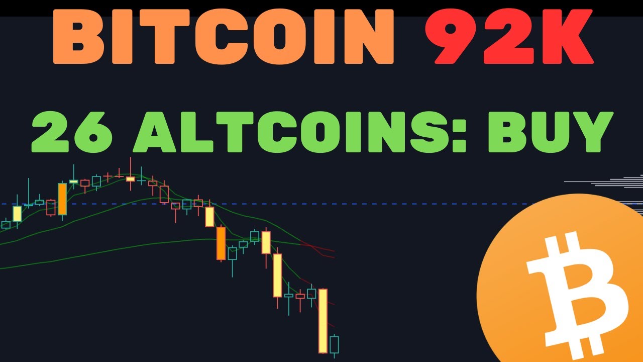 BITCOIN DUMP 92K + ALTCOINS APOCALIPSE: MINHAS 26 COMPRAS HOJE - Análise  Técnica/Sentimento