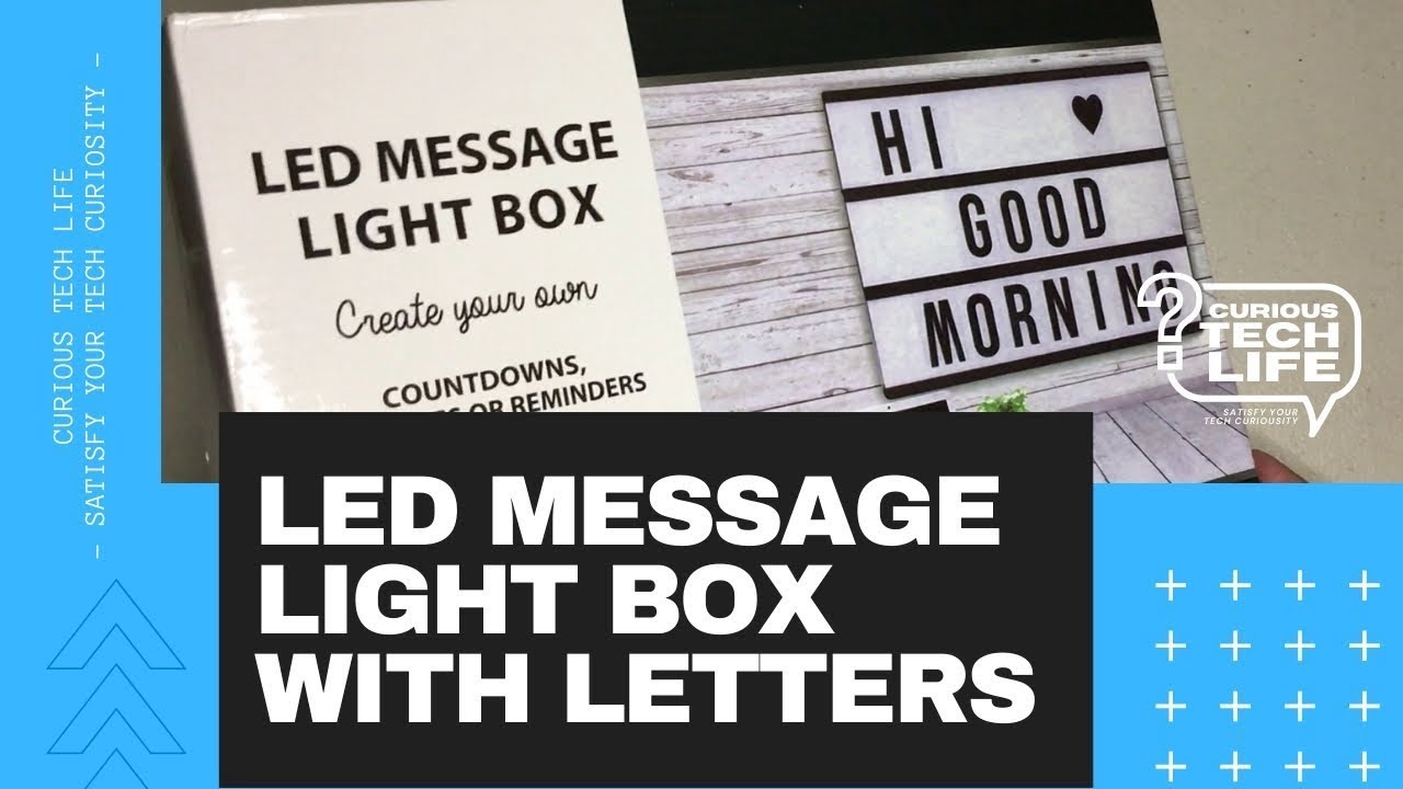 A4 Size Lightbox Letters LED Combination Cinema Light Box USB Port