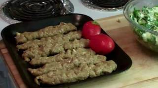 How to make Kubab kubideh, Persian Food, Kabbab koobideh,  cooked in oven फारसी भोजन, 波斯食物