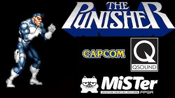 The Punisher (Arcade) playthough - CPS 1.5 Public core on MiSTER FPGA.