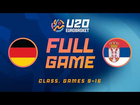 LIVE - Germany v Serbia | FIBA U20 Women's EuroBasket 2026 | Class. Games 9-16