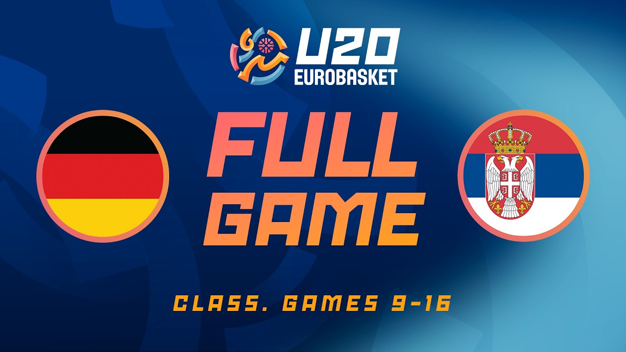 LIVE - Germany v Serbia | FIBA U20 Women's EuroBasket 2026 | Class. Games 9-16