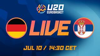 LIVE - Germany v Serbia | FIBA U20 Women's EuroBasket 2026 | Class. Games 9-16