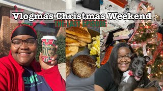 VLOGMAS CHRISTMAS WEEKEND: Wrapping Party | Random Starbucks Order | Christmas Photo’s w/ Karter