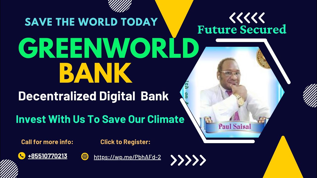 ⁣GREENWORL BANK I How to get started