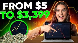 BINARY OPTIONS STRATEGY | FROM $5 To $3,399 - BEST POCKET OPTION STRATEGY 2023