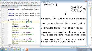 JSON parsing (nested json objects) into RecyclerView using Retrofit in Android Studio part_3