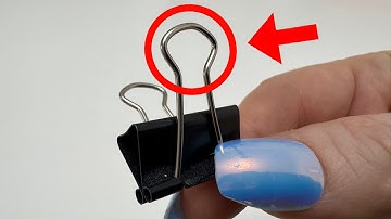 Not many people know the secret of the paper clip ✅ Sewing tips